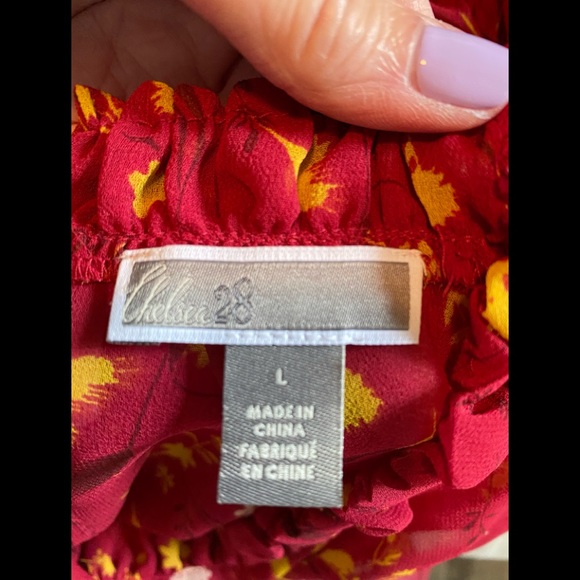 ♥️ Shirred Ruffle Neck Top - Picture 6 of 6